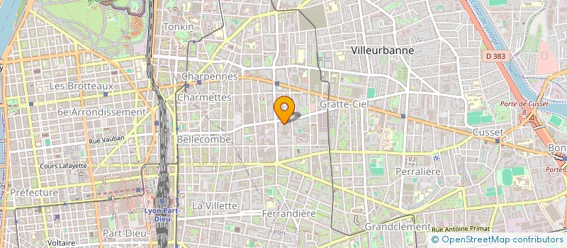 localisation de l'entreprise FOX AND PHOENIX  VILLEURBANNE