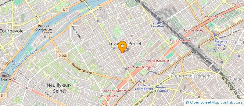 localisation de l'entreprise FOX CONSEILS à LEVALLOIS-PERRET