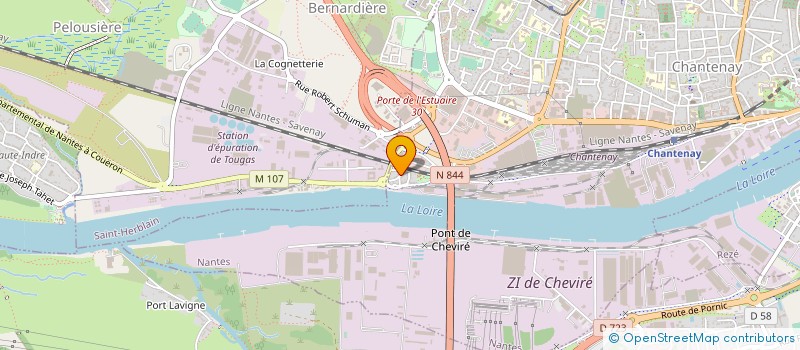 localisation de l'entreprise FOX DESIGN à NANTES