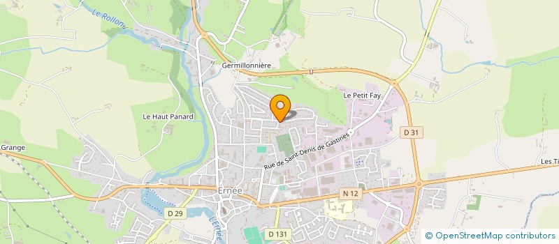 localisation de l'entreprise FOX ENERGIE  ERNEE