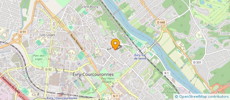 localisation de l'entreprise FOX ENERGY  EVRY-COURCOURONNES