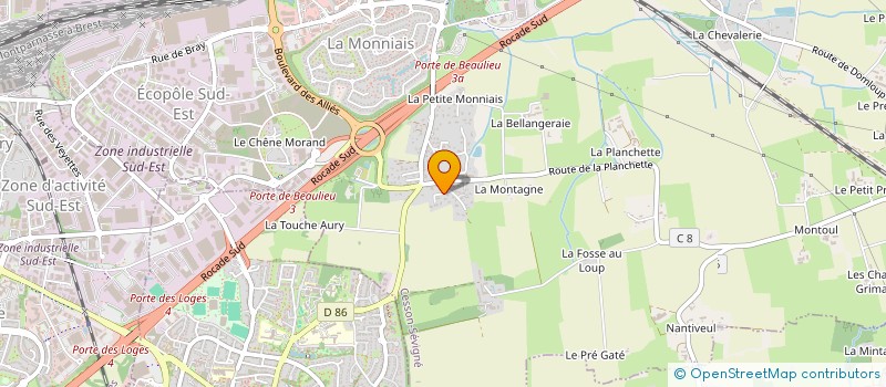 localisation de l'entreprise FOX IMMO  CESSON-SEVIGNE