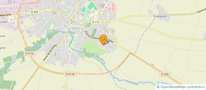 localisation de l'entreprise FOX INVEST IMMO 17  ROCHEFORT