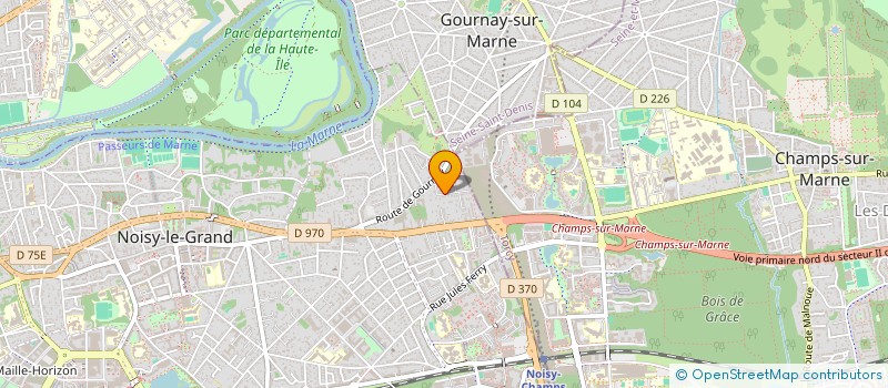 localisation de l'entreprise FOX NOVEMBER  NOISY-LE-GRAND