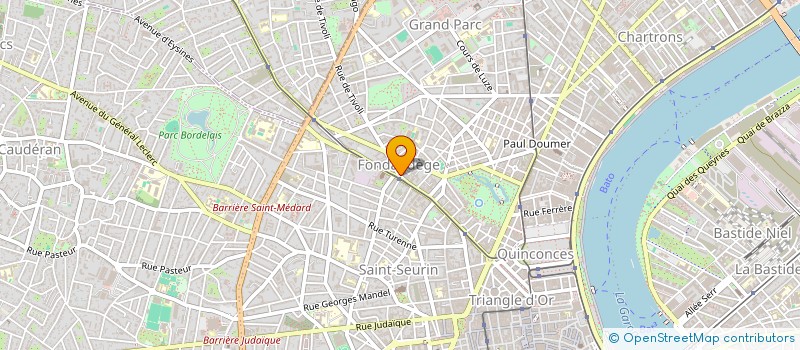 localisation de l'entreprise FOX ONE  BORDEAUX