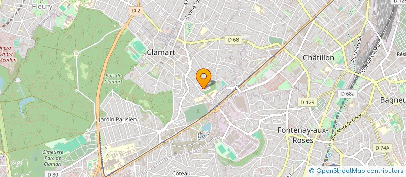 localisation de l'entreprise FOX OSCAR GOLF à CLAMART