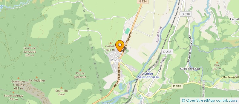 localisation de l'entreprise FOX'S BARN  ASASP-ARROS