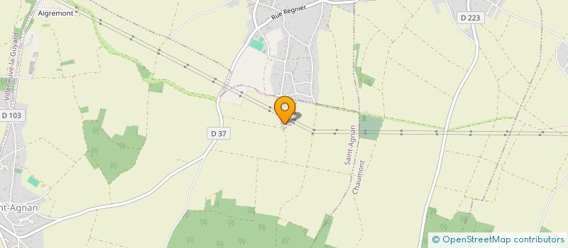 localisation de l'entreprise FOX'S DESIGN  VILLEBLEVIN