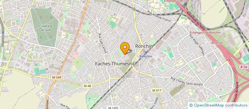 localisation de l'entreprise FOX SECURITE SERVICE  FACHES-THUMESNIL