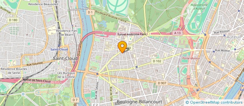 localisation de l'entreprise FOX TRADING SYSTEM à BOULOGNE-BILLANCOURT