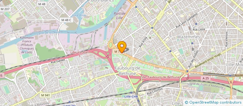 localisation de l'entreprise FOX TRANSPORTS à LILLE
