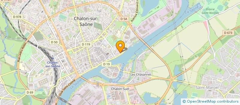 localisation de l'entreprise FOX TRAVAUX à CHALON-SUR-SAONE