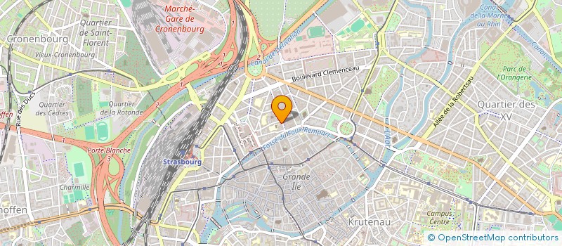 localisation de l'entreprise FOX TRAVEL à STRASBOURG