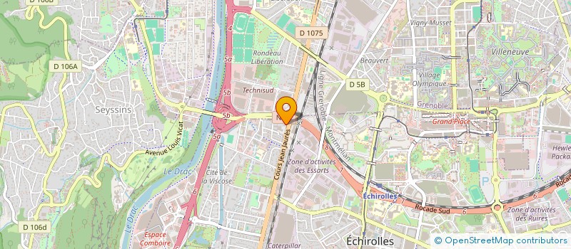 localisation de l'entreprise FOX TROT  ECHIROLLES