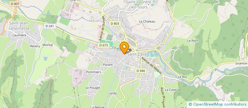 localisation de l'entreprise FOXA TOURN'  SAINT-CERE