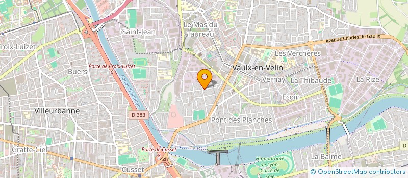 localisation de l'entreprise FOXABRILLE NETTOYAGE à VAULX-EN-VELIN