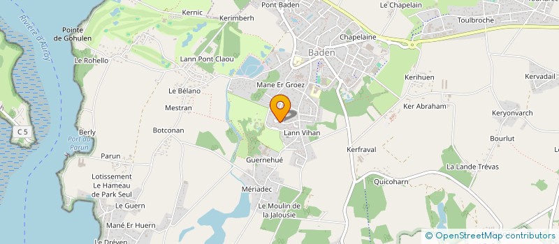 localisation de l'entreprise FOXALY à BADEN