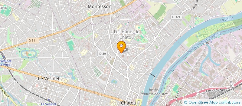 localisation de l'entreprise FOXBRETON  CHATOU