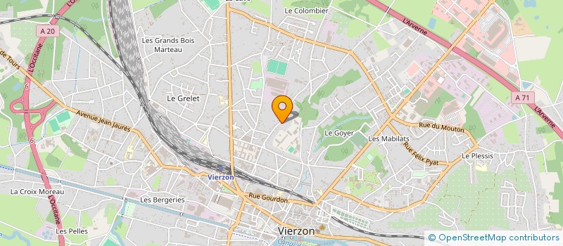 localisation de l'entreprise FOXCOMBE  VIERZON