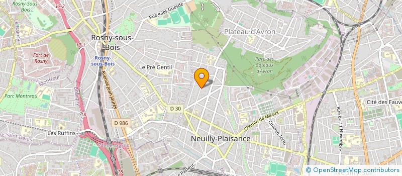 localisation de l'entreprise FOXE IMMO à NEUILLY-PLAISANCE