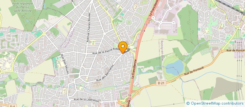 localisation de l'entreprise FOXI à PONTAULT-COMBAULT