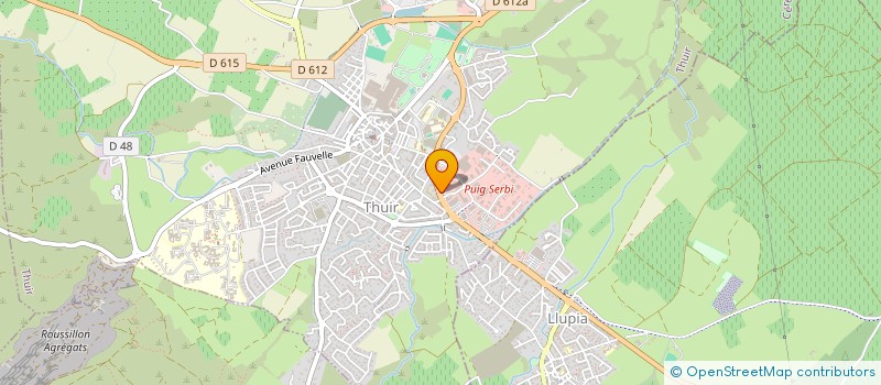 localisation de l'entreprise FOXONET-LASSEYE  THUIR