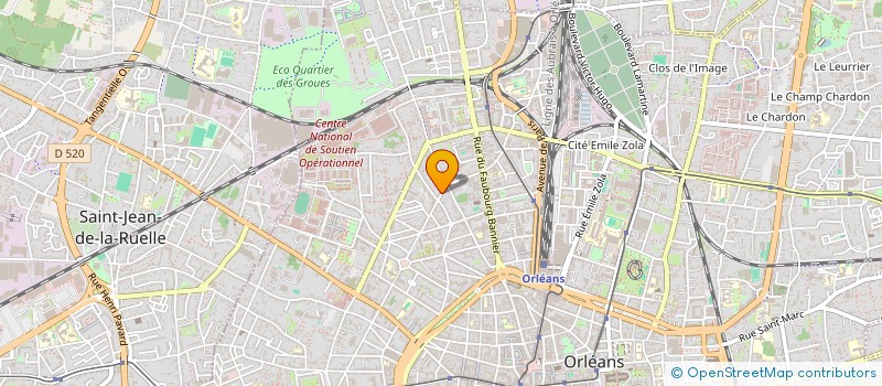 localisation de l'entreprise FOXONROCK à ORLEANS