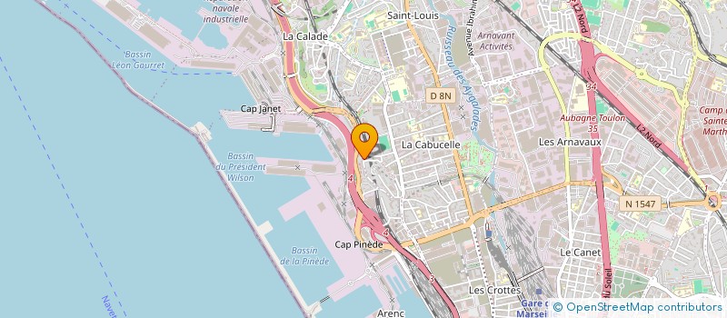 localisation de l'entreprise FOXOP à MARSEILLE