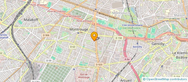 localisation de l'entreprise FOXTRAIL FRANCE  MONTROUGE