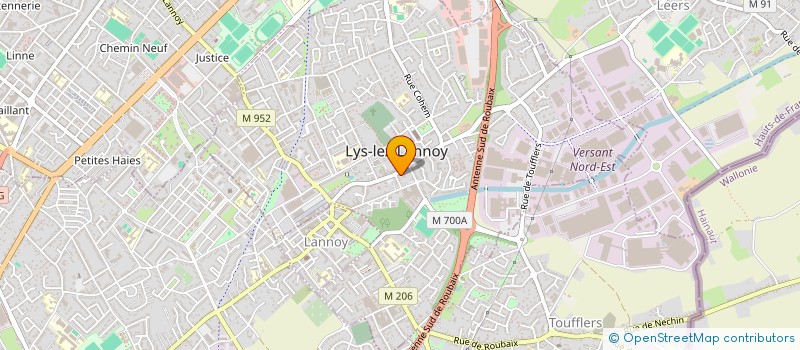 localisation de l'entreprise FOXTROT FINANCES à LYS-LEZ-LANNOY