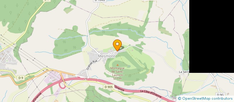 localisation de l'entreprise FOXTROT SERVICES  MESMONT