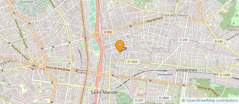 localisation de l'entreprise FOXY à MONTREUIL