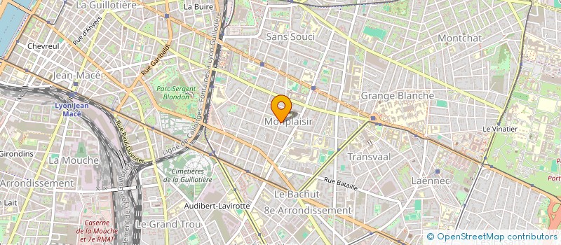 localisation de l'entreprise FOXY  LYON