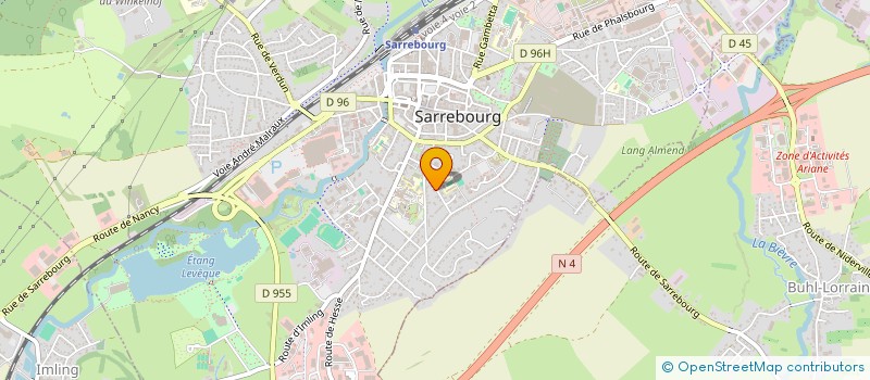 localisation de l'entreprise FOXY ARMY à SARREBOURG