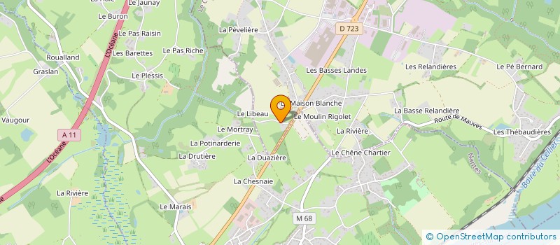 localisation de l'entreprise FOXY COM  CELLIER (LE)