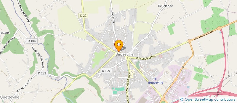 localisation de l'entreprise FOXY CONSULTING  BEUZEVILLE