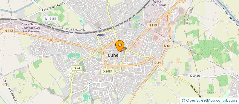 localisation de l'entreprise FOXY INVEST  LUNEL