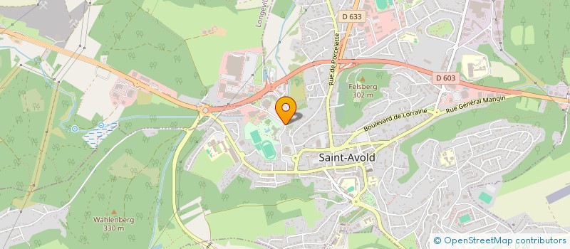 localisation de l'entreprise FOXY LADY  SAINT-AVOLD