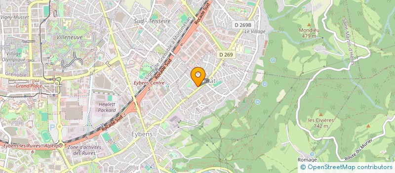 localisation de l'entreprise FOXY LIMOUSINE EXPERIENCE  POISAT