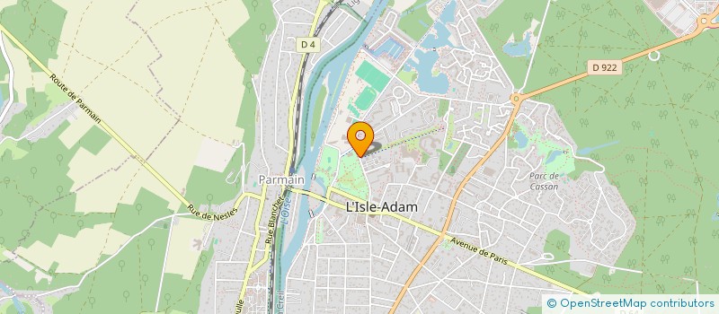 localisation de l'entreprise FOXY STYLE  L'ISLE-ADAM