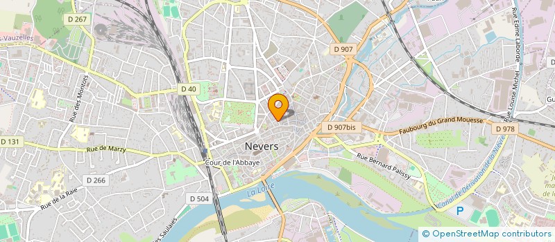 localisation de l'entreprise FOXY SWING à NEVERS