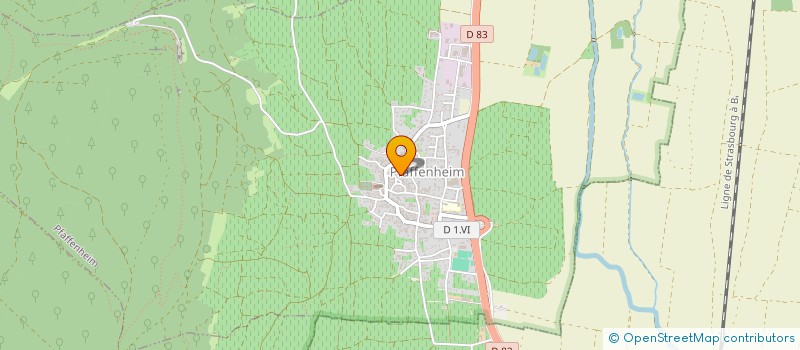 localisation de l'entreprise FOXYLADY  PFAFFENHEIM