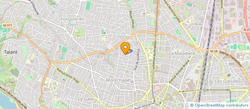 localisation de l'entreprise FOXYMOJO à DIJON