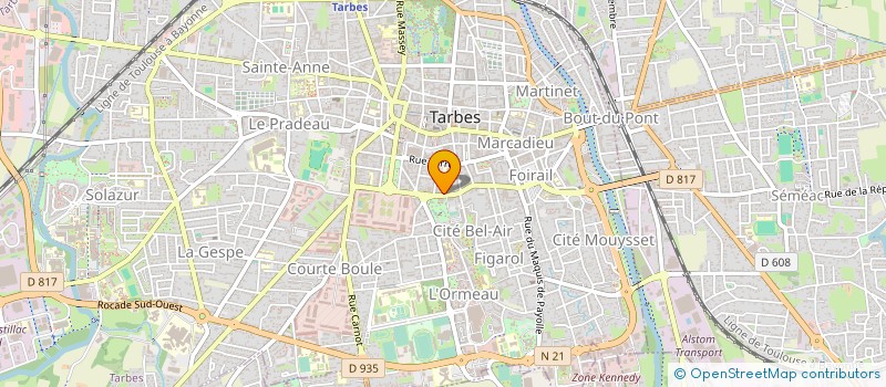 localisation de l'entreprise FOXYZ  SEMEAC