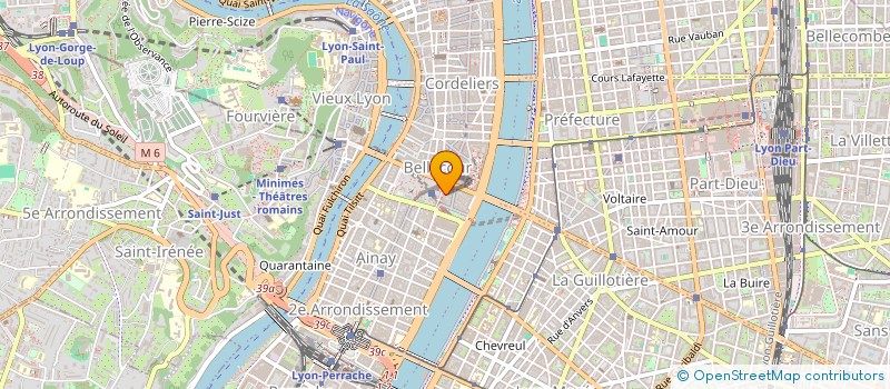 localisation de l'entreprise FOY - BELLECOUR  LYON
