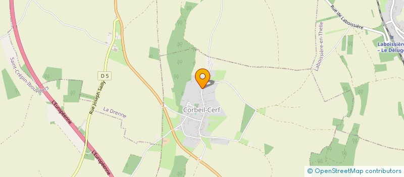localisation de l'entreprise FOY-BOIS à CORBEIL-CERF
