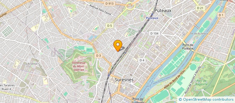 localisation de l'entreprise FOYE à SURESNES