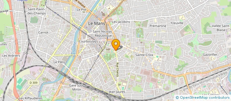 localisation de l'entreprise FOYE SOCI EDUC COLLE BERTHEL CARTABLE FM à LE MANS
