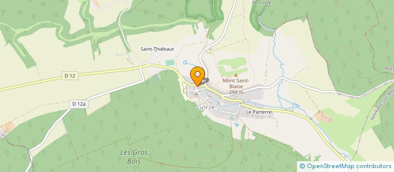 localisation de l'entreprise FOYER à GORZE
