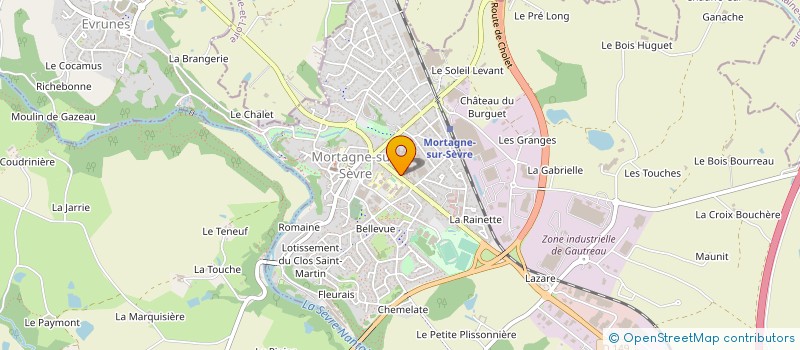 localisation de l'entreprise FOYER ACCUEIL MEDICALISE HAUTS DE SEVRES à MORTAGNE-SUR-SEVRE